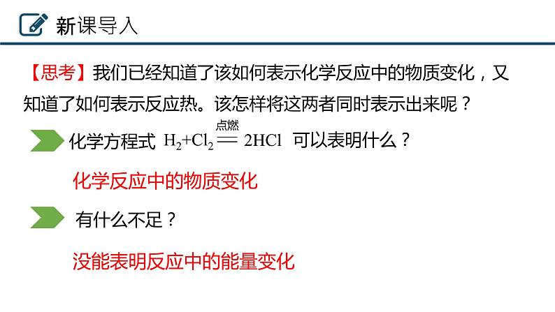 1.1.2热化学方程式燃烧热课件 人教版(2019)选择性必修103