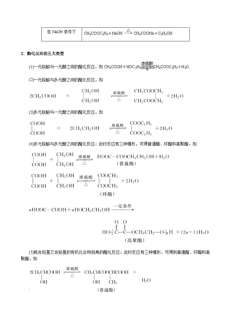 第56讲 酯和油脂、胺和酰胺(原卷版)-备战2023年高考化学【一轮·夯实基础】复习精讲精练第2页