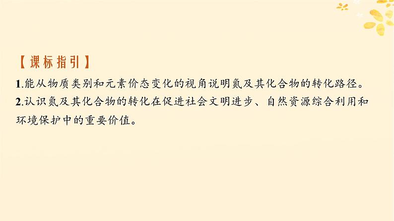 备战2025届新高考化学一轮总复习第4章非金属及其化合物第21讲含氮物质之间的转化绿色化学与环境保护课件02