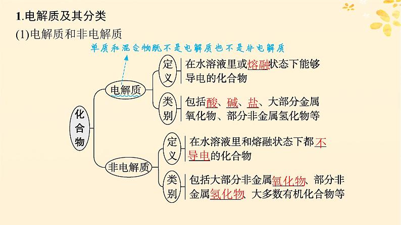 备战2025届新高考化学一轮总复习第1章物质及其变化第2讲电解质与离子反应课件第6页