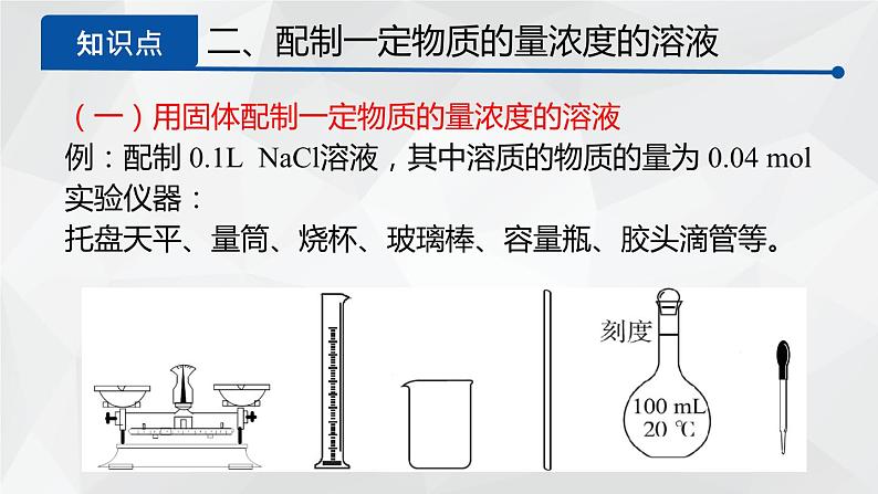 1.3.3物质的量浓度课件2023-2024学年高一上学期化学鲁科版(2019)必修第一册08