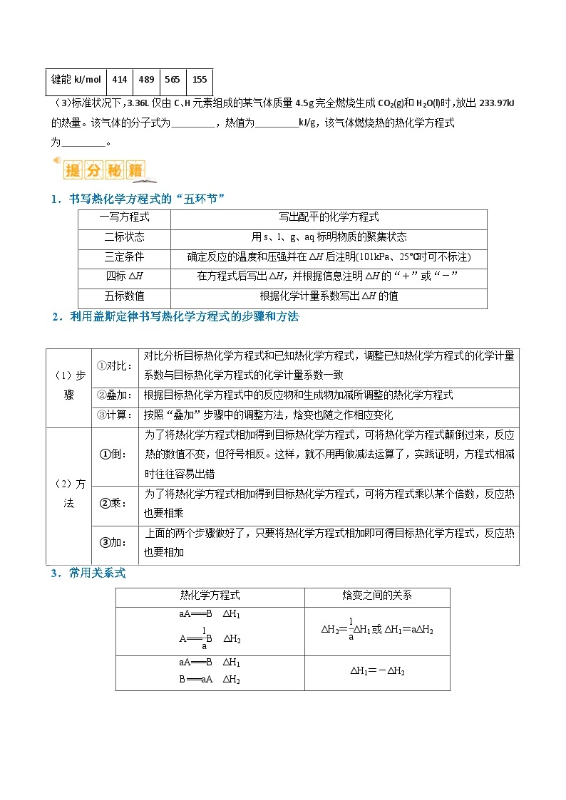 题型18化学反应原理综合-2024年高考化学二轮题型归纳与变式演练（新高考）02