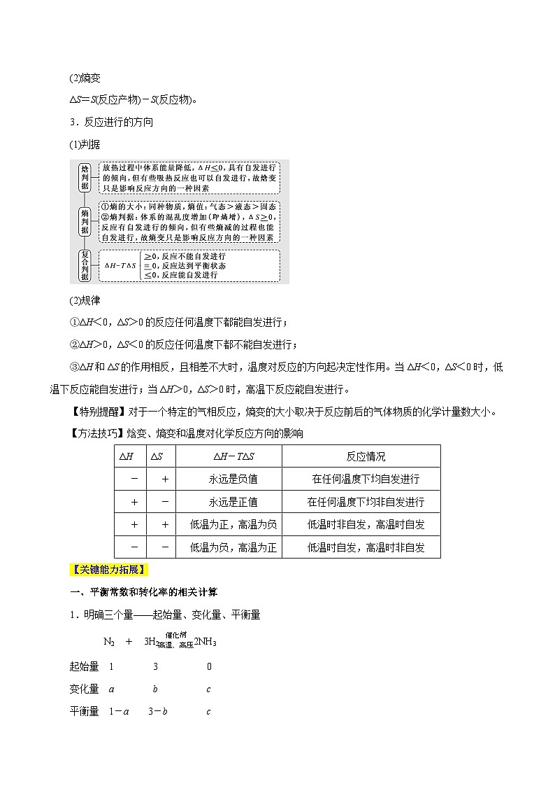 第20讲 化学平衡常数及转化率的计算- 2024年高考化学大一轮复习【精讲精练】03