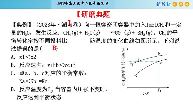 2024届高考二轮复习专题13:化学反应速率与化学平衡课件PPT第4页