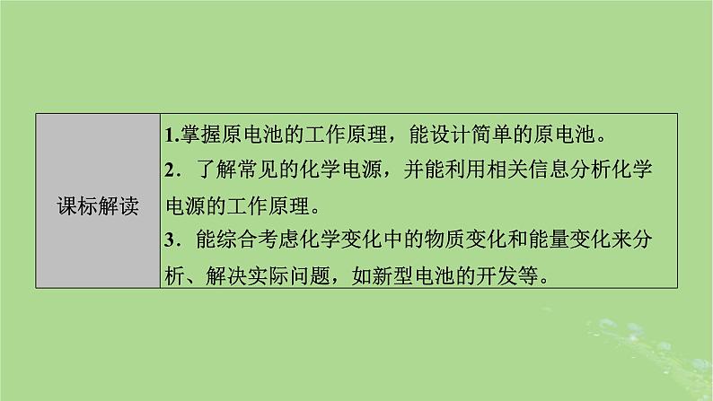 2025版高考化学一轮总复习第6章化学反应与能量第21讲原电池和化学电源课件第2页