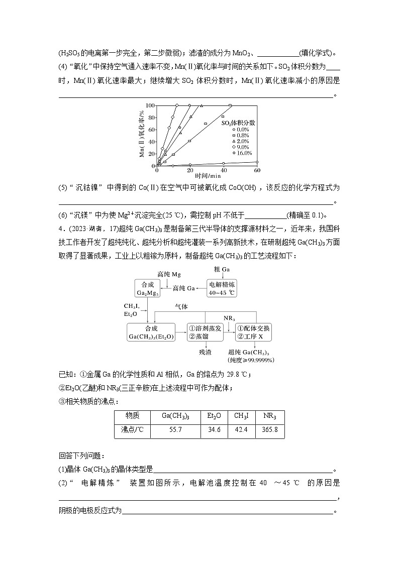 第一篇 主题十 综合大题题型研究(Ⅳ)——工艺流程(学生版)第3页