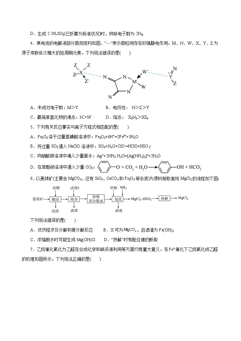 化学(福建卷02)(考试版)第2页