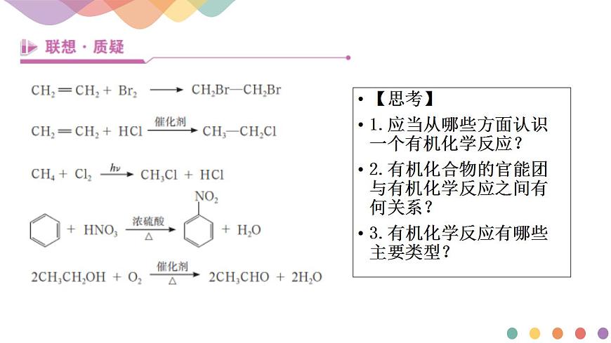 【新教材精創(chuàng)】2.1.1 有機(jī)化學(xué)反應(yīng)的主要類型 課件-魯科版選擇性必修3（共37張PPT）第3頁