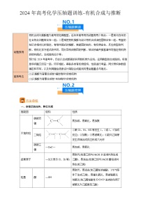 2024年高考化學(xué)壓軸題訓(xùn)練-有機合成與推斷（浙江專用）（解析版）