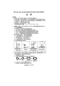 2024届贵州省高三下学期4月适应性考试化学试题