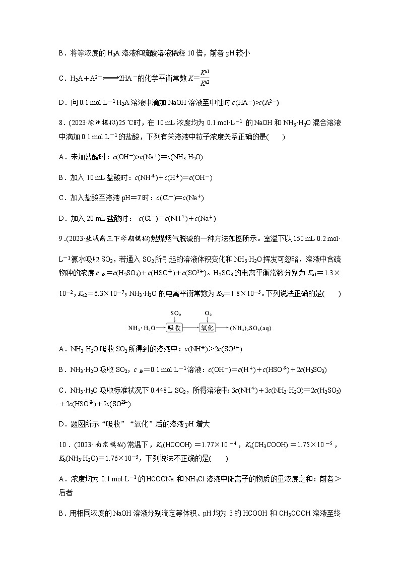 第51练 盐类水解原理的应用、水解常数 同步练习(含答案)-2025年高考化学一轮复习第3页