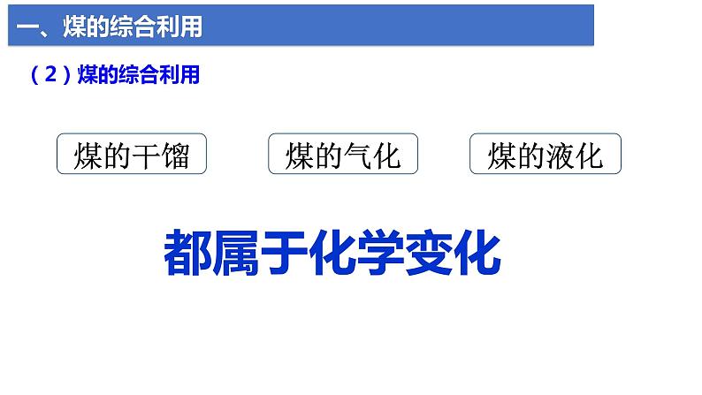 8.1.3 煤、石油和天然气的综合利用 课件 2023-2024学年高一下学期化学人教版(2019)必修第二册08