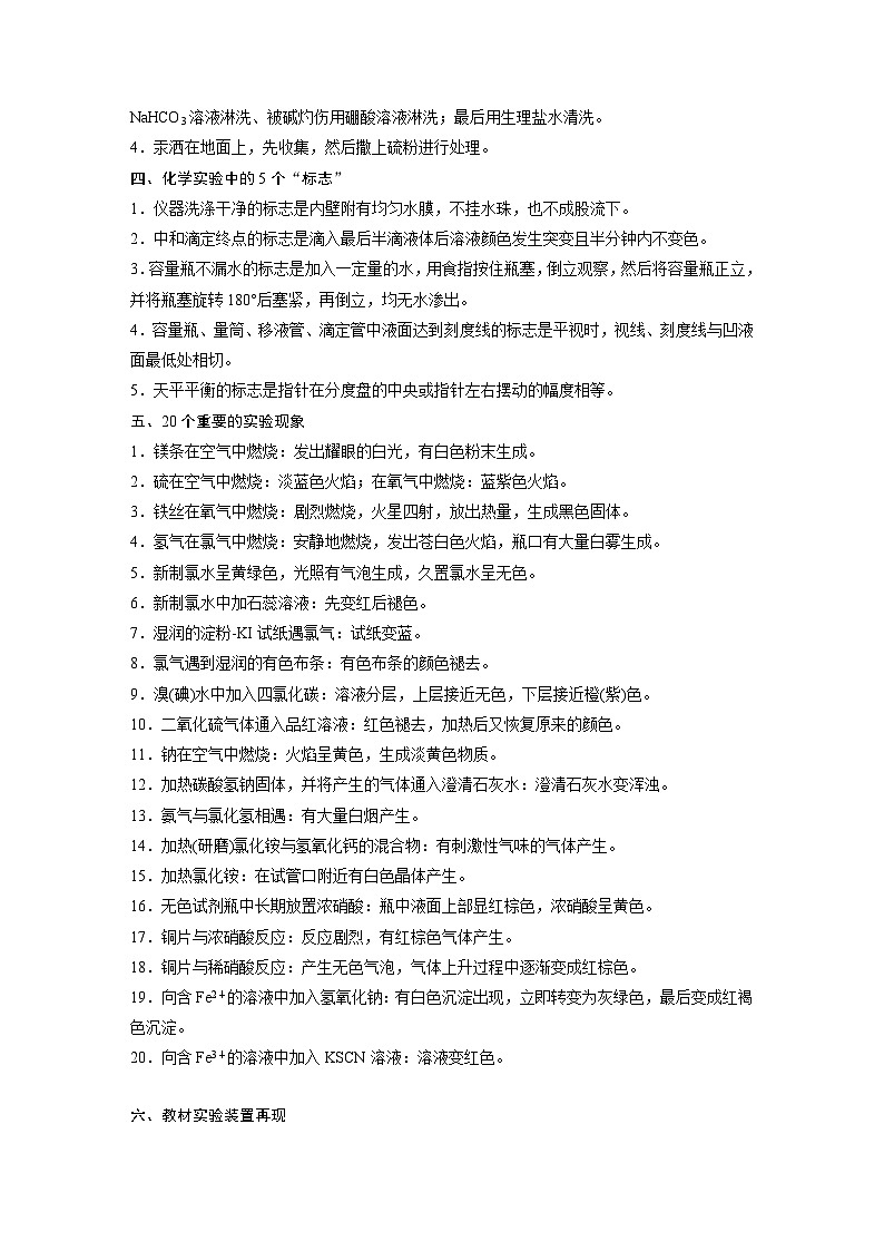 第二篇 专题五 再现化学实验常考知识及装置图第2页