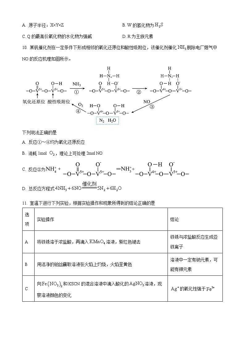 江苏省镇江市十校联考2023-2024学年高一下学期4月期中考试化学试题(原卷版+解析版)03