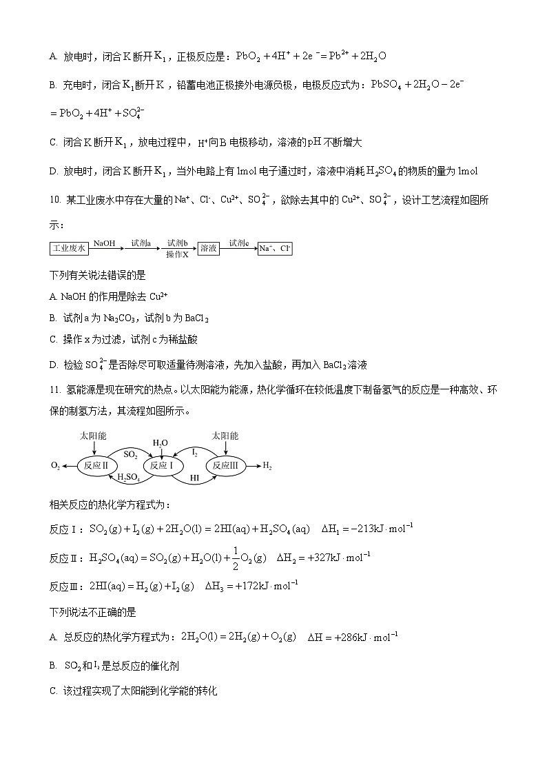 湖南省岳阳市岳阳县第一中学2023-2024学年高一下学期4月期中考试化学试卷(Word版附解析)03