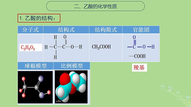 2024年同步备课高中化学8.2.2乙酸课件苏教版必修第二册第5页