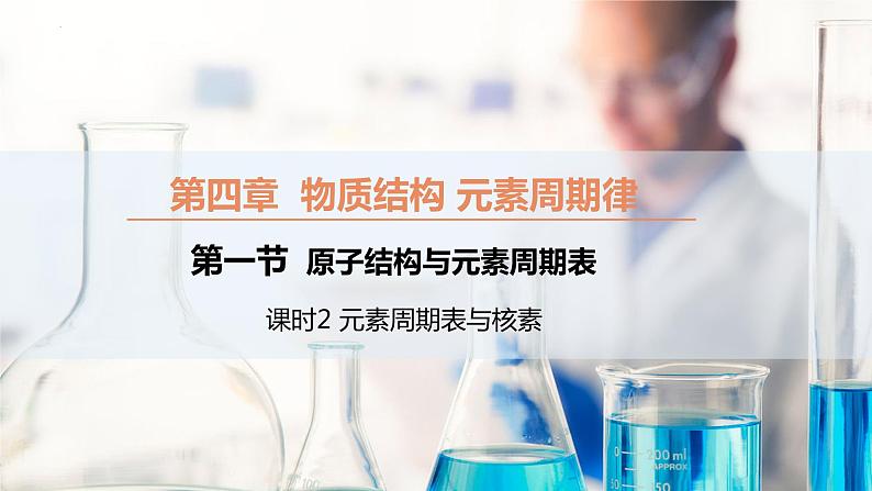【同步课件】4.1.2 元素周期表与核素高一化学同步备课(人教版2019必修第一册)01