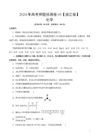 2024年高考押题预测卷—化学（浙江卷03）（考试版）
