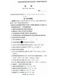 湖南名校联考联合体2024年高一下学期5月期中联考化学试题（含答案）