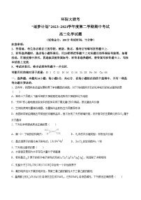 河南省驻马店市环际大联考2023-2024学年高二下学期期中考试化学试卷(Word版附解析)