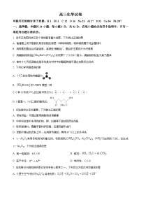 2024届江西省部分学校高三下学期5月第一次适应性考试大联考化学试题(原卷版+解析版)