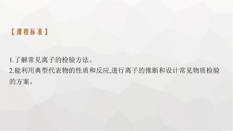 新教材(广西专版)高考化学一轮复习第1章物质及其变化第3讲离子共存离子的检验与推断课件第3页