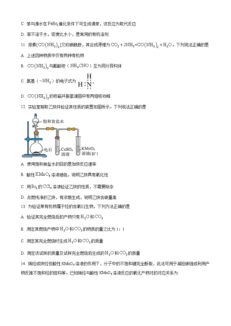 黑龙江省绥化市绥棱县第一中学2023-2024学年高二下学期4月月考化学试题(学生版)第3页