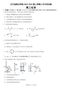 辽宁省部分学校2024年高二下学期6月月考化学试题+答案
