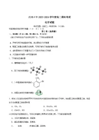 河北武强中学2023-2024学年高二下学期期末考试化学试卷