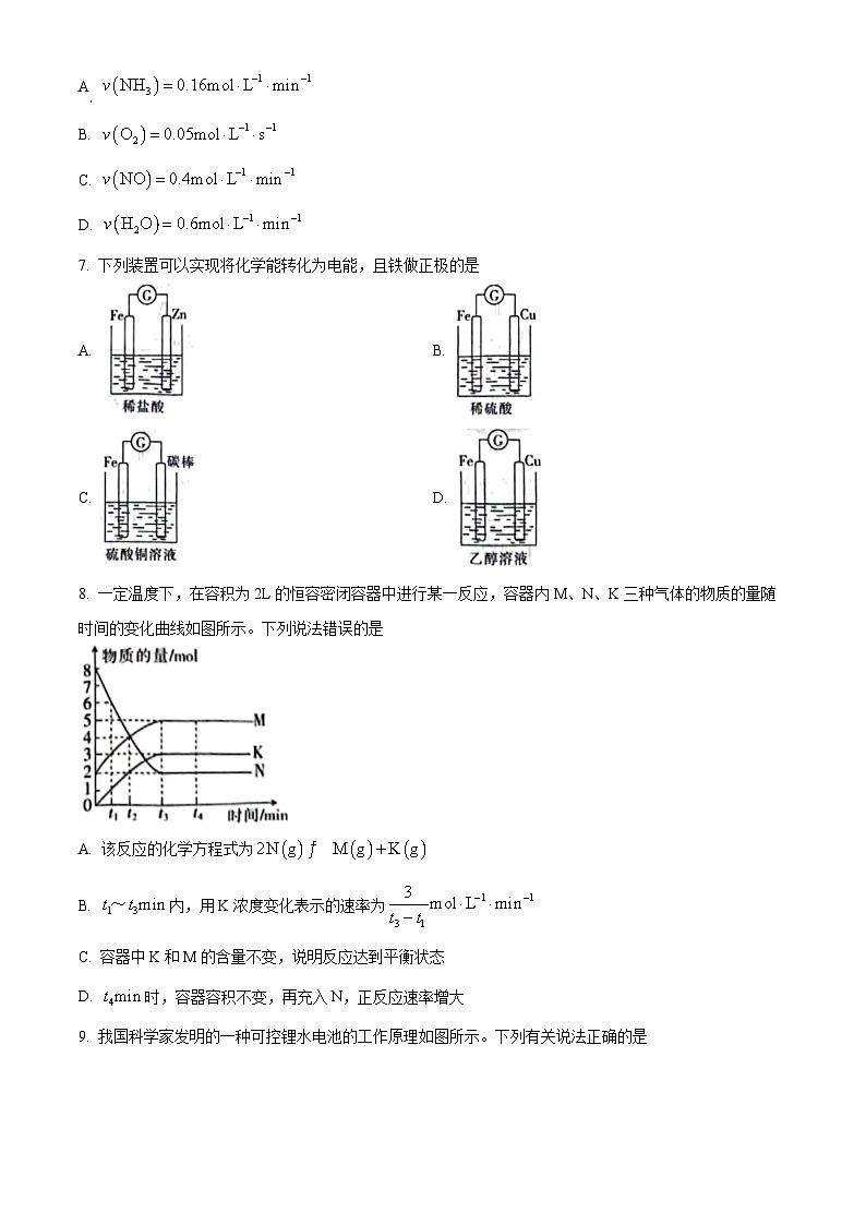 江西省兴国平川中学等多校联考2023-2024学年高一下学期期中调研测试化学试题(Word版附解析)03