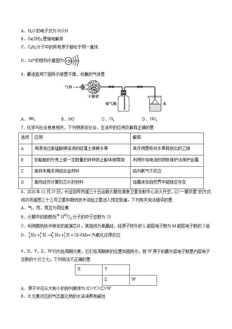 化学-秋季高三开学摸底考试卷(广东专用)0202