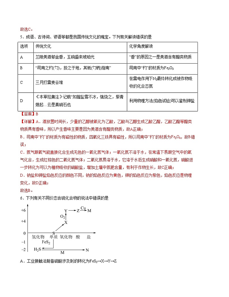 2024届新高三开学摸底考试卷 化学试题(广东专用)03