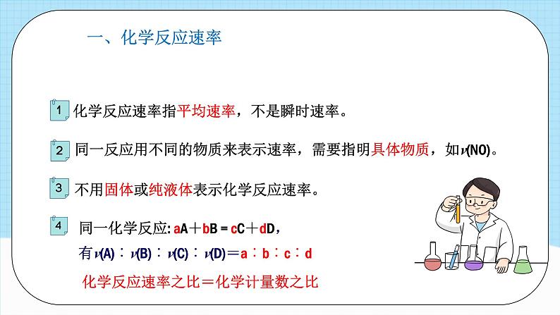 人教版(2019)高中化学选择性必修第一册 2.1《化学反应速率》课件08