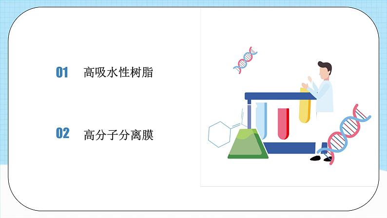 人教版(2019)高中化学选择性必修三5.2.2《高分子材料—功能高分子材料》课件02