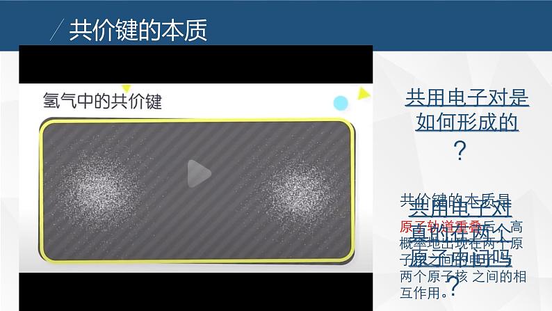 2.1共价键 课件 2023-2024学年高二下学期化学鲁科版(2019)选择性必修2第4页