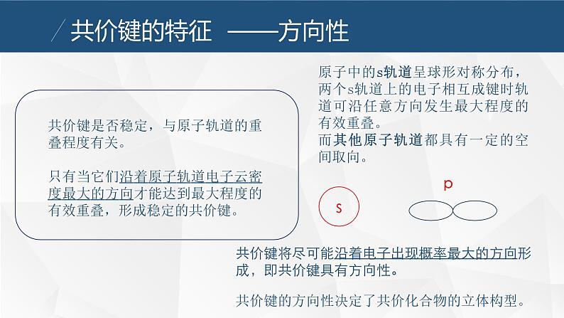 2.1共价键 课件 2023-2024学年高二下学期化学鲁科版(2019)选择性必修2第8页