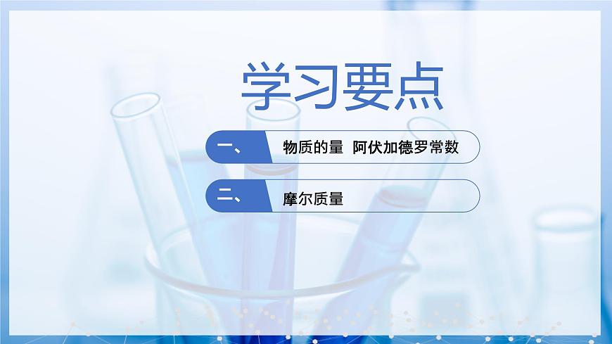1.2.1 物質(zhì)的量 阿伏加德羅常數(shù)（同步課件）第2頁(yè)