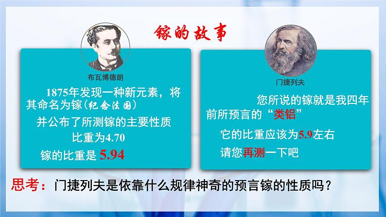 【沪科版】化学必修一 4.1 元素周期表和元素周期律(课件+练习)03