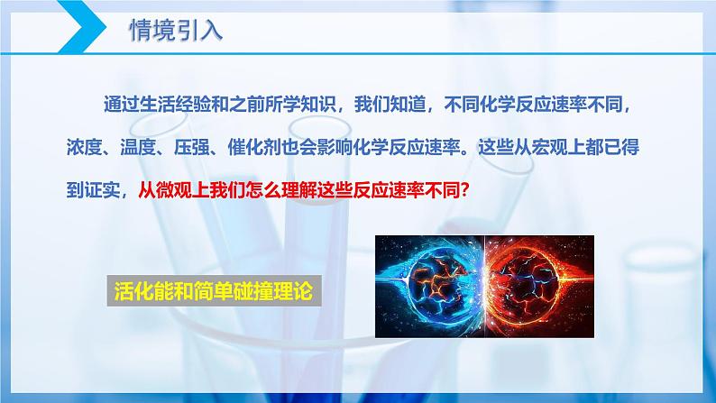 【核心素养目标】人教版 化学选择性必修一 2.1 化学反应速率(第3课时 化学反应历程 活化能)课件第3页