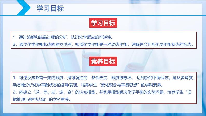 【核心素养目标】人教版 化学选择性必修一 2.2 化学平衡(第1课时 化学平衡状态)课件02
