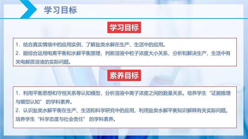 【核心素养目标】人教版 化学选择性必修一 3.3 盐类的水解(第3课时 盐类水解的应用)课件02