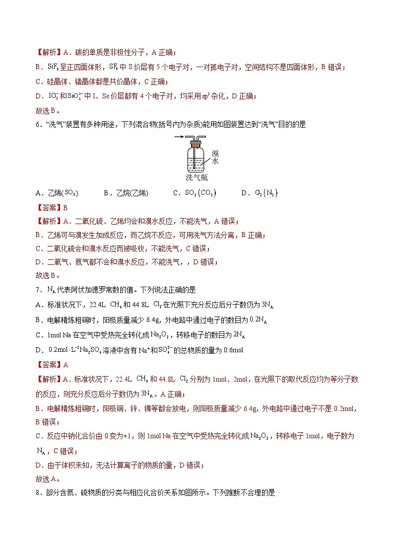 化学(新八省专用)(解析版)第3页
