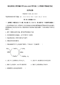 吉林省长春市东北师范大学附属中学2024-2025学年高二上学期开学验收考试化学试卷(含答案)