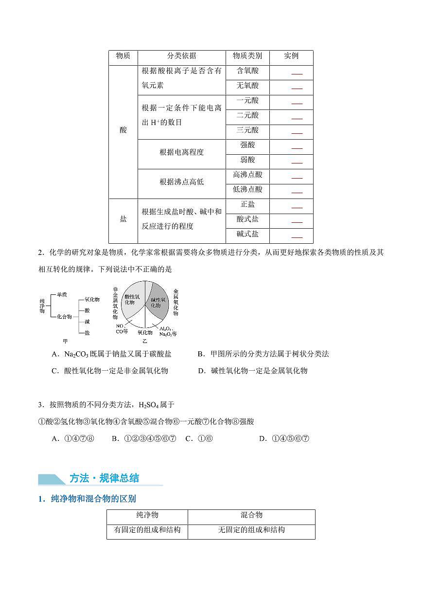 第04講 元素與物質(zhì)的分類(lèi)-2025年高考化學(xué)大一輪復(fù)習(xí)卓越講義（學(xué)生版）第3頁(yè)