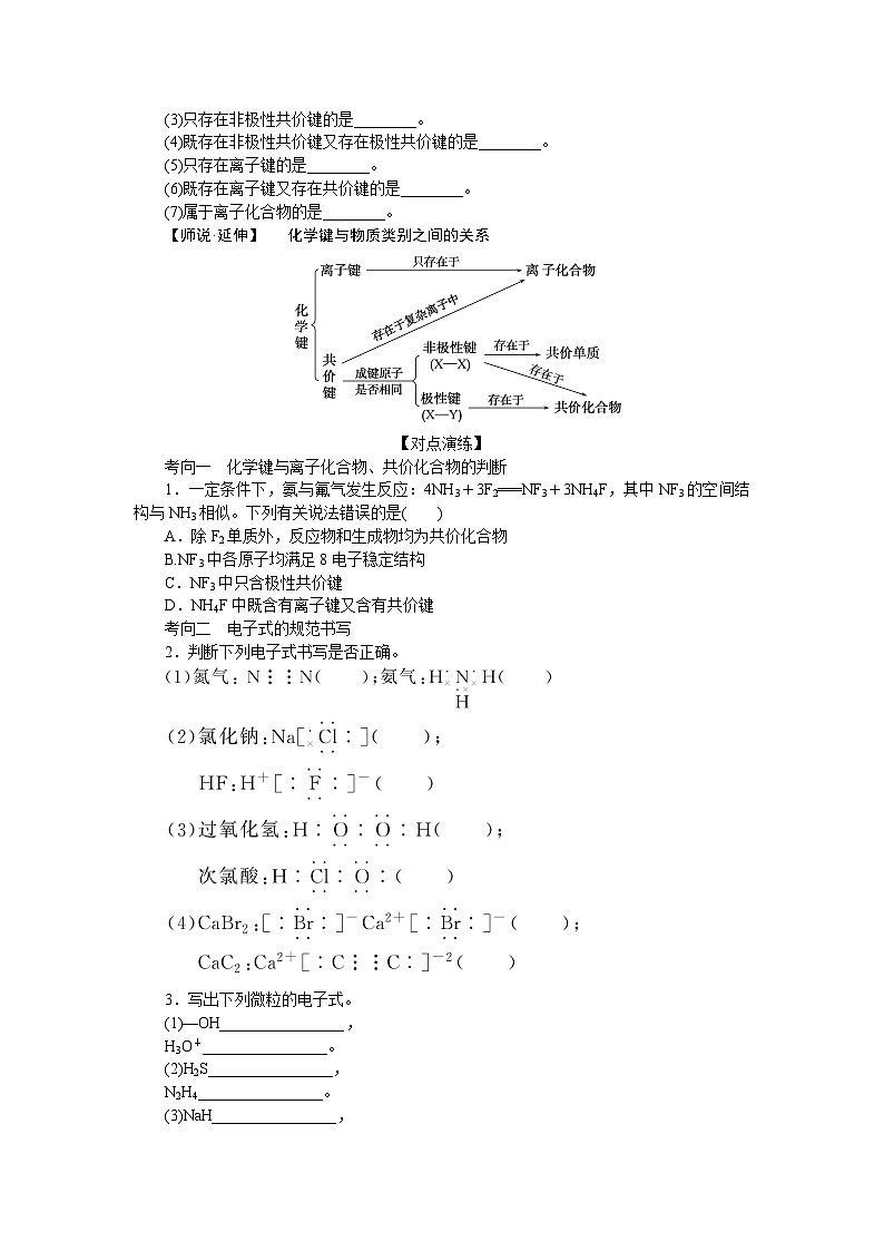 2025届高中化学全程复习学案全套28化学键第2页