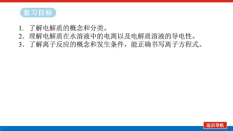2025届高中化学全程复习构想课件全套02离子反应 离子方程式02