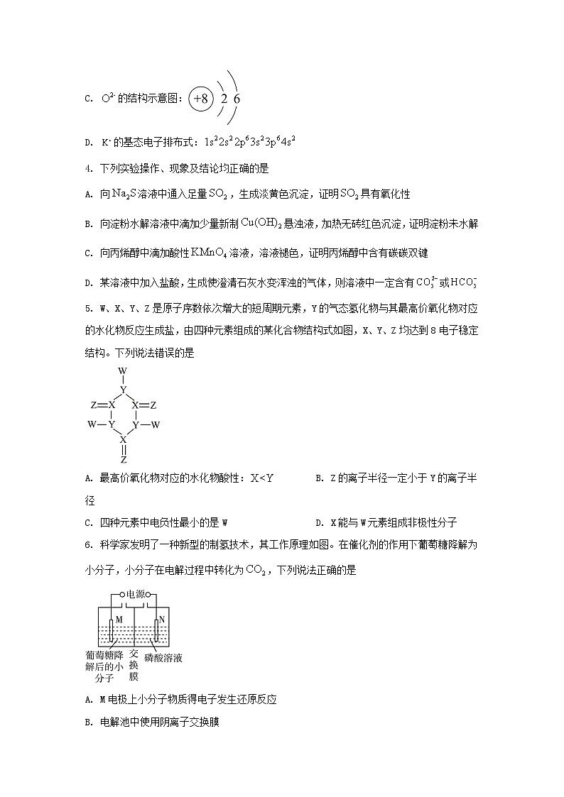 山东省烟台市2022届高三化学三模试卷第2页