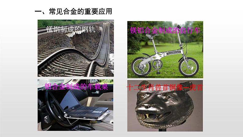人教版 (新课标)必修1 3.3 用途广泛的金属材料 课件第5页
