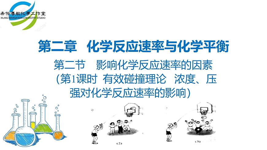 人教版 (新課標(biāo))選修4 化學(xué)反應(yīng)原理  2.2  影響化學(xué)反應(yīng)速率的因素（第1課時 有效碰撞理論 濃度、壓強(qiáng)對化學(xué)反應(yīng)速率的影響）第1頁