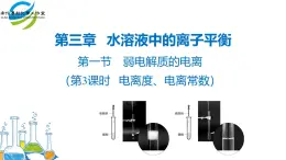 人教版 (新课标)选修4 化学反应原理  3.1 弱电解质的电离（第3课时 电离度、电离常数） 课件